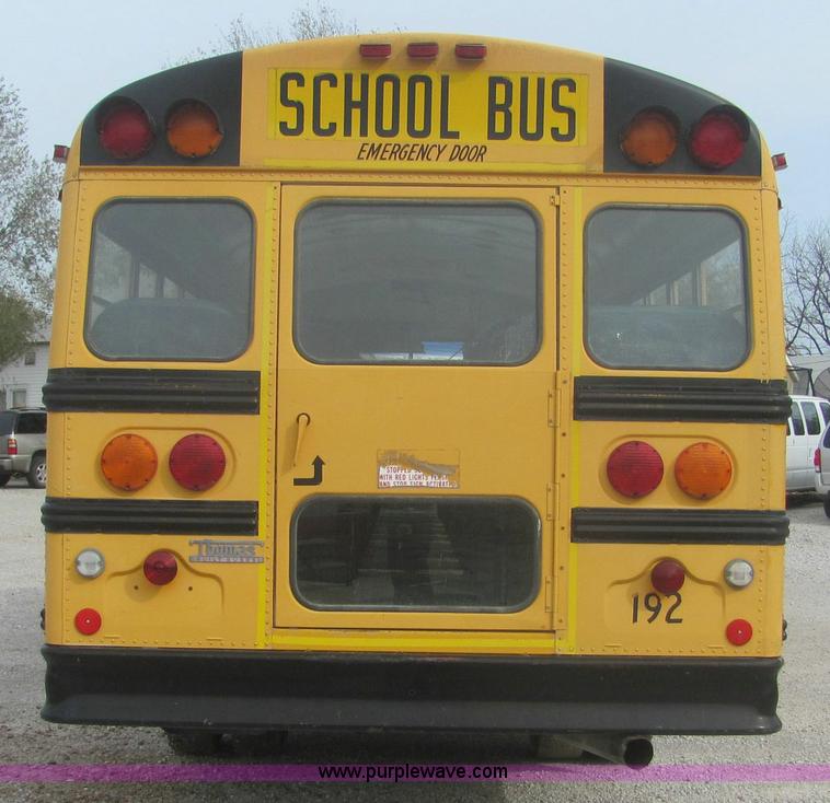 image for item 6374 1992 Ford B700 Thomas Built school bus