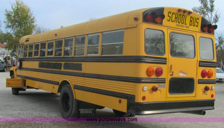 image for item 6374 1992 Ford B700 Thomas Built school bus