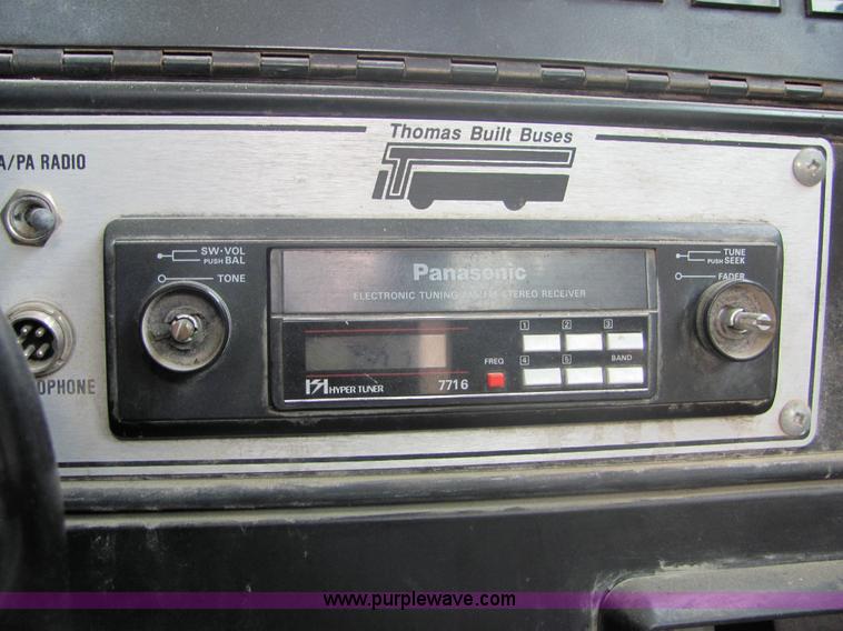 image for item 6374 1992 Ford B700 Thomas Built school bus