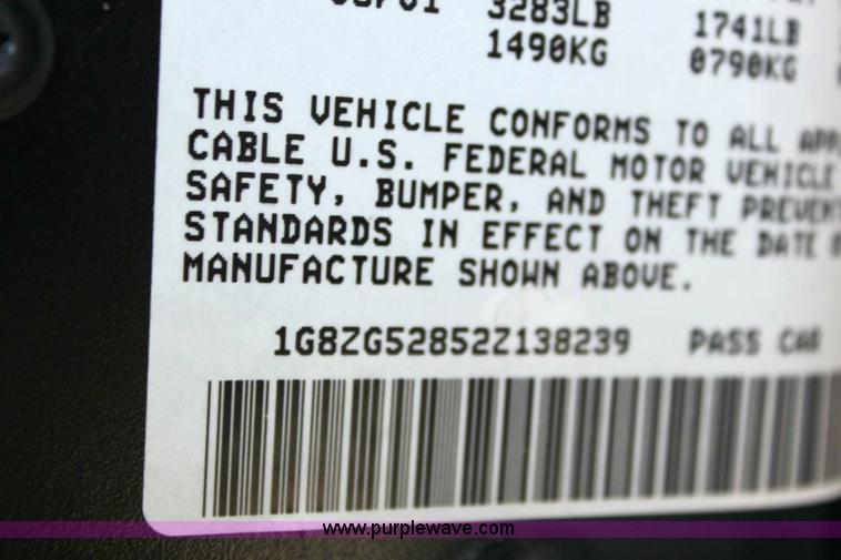 image for item 6377 2002 Saturn SL1