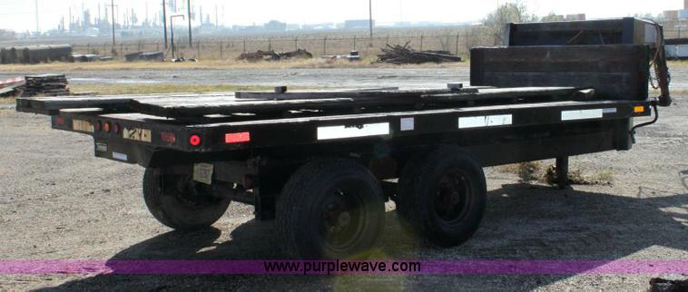 image for item 6389 1990 Redi Haul 16' tandem axle dump trailer