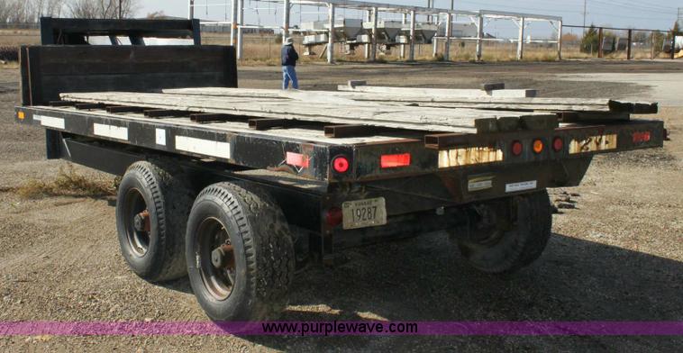 image for item 6389 1990 Redi Haul 16' tandem axle dump trailer