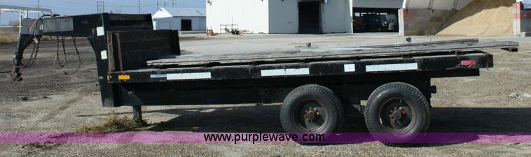 image for item 6389 1990 Redi Haul 16' tandem axle dump trailer