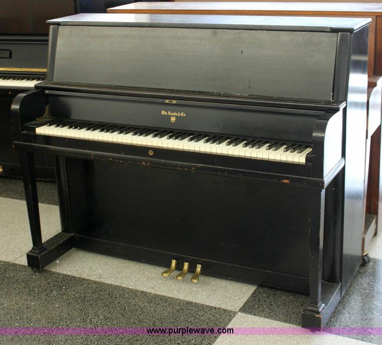 image for item 9104 WM Knabe and Company upright piano