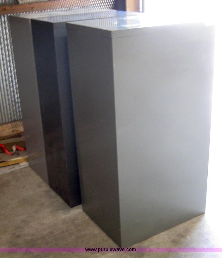 image for item 9181 (3) metal file cabinets