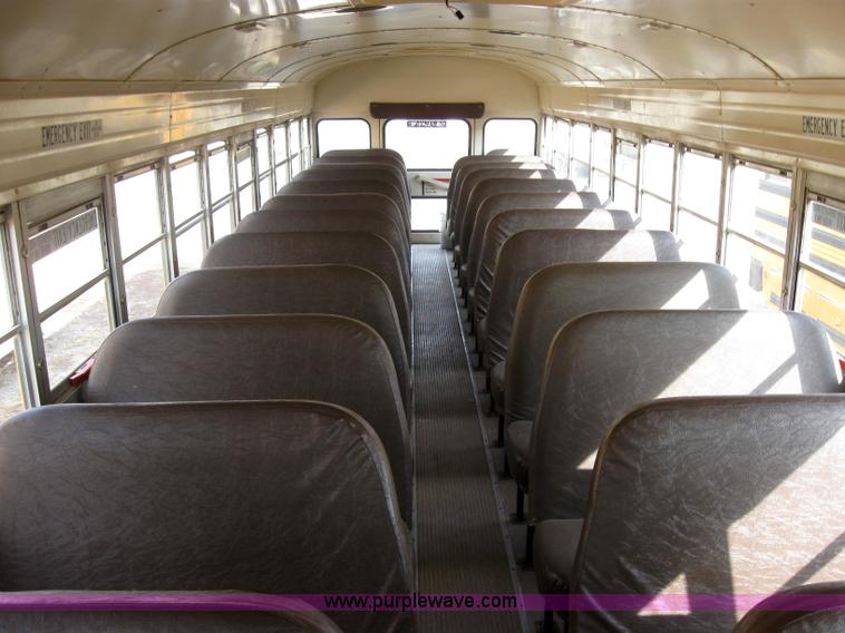 image for item 9183 1996 Chevrolet B7 Blue Bird school bus