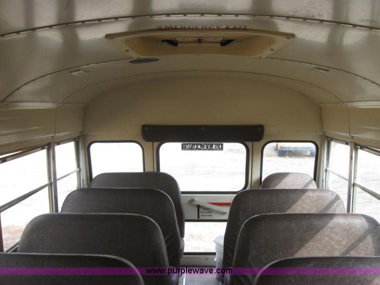 image for item 9183 1996 Chevrolet B7 Blue Bird school bus