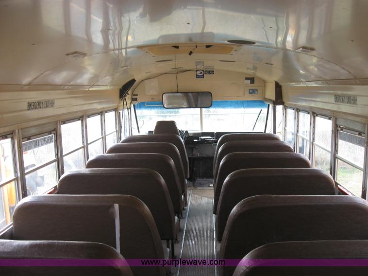 image for item 9183 1996 Chevrolet B7 Blue Bird school bus