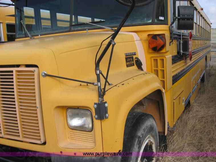 image for item 9183 1996 Chevrolet B7 Blue Bird school bus