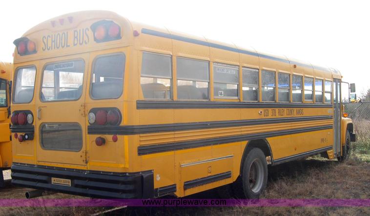 image for item 9184 1998 Chevrolet B7 Blue Bird school bus