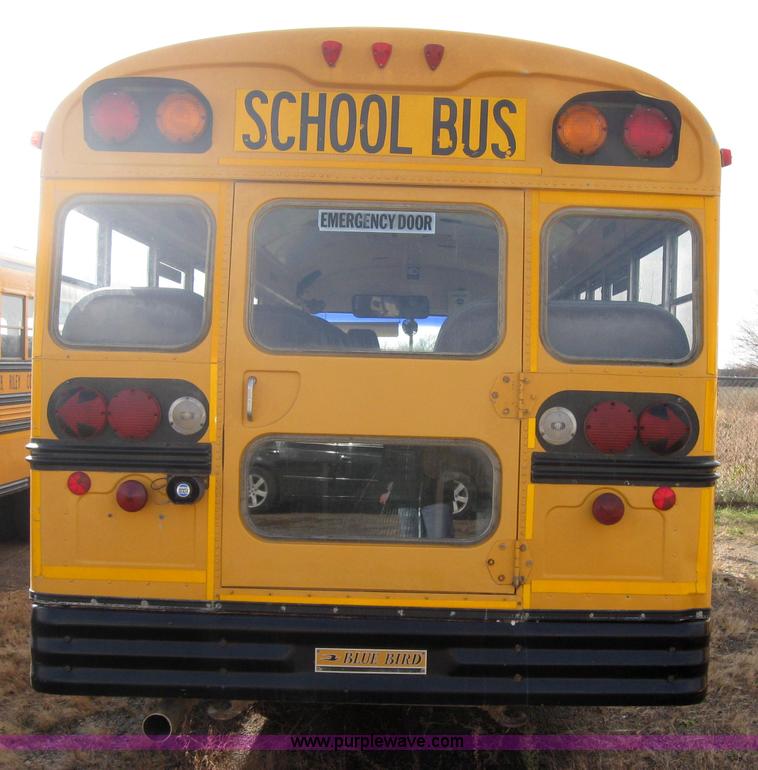 image for item 9184 1998 Chevrolet B7 Blue Bird school bus