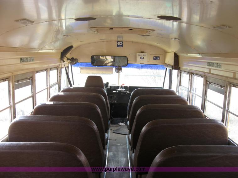 image for item 9184 1998 Chevrolet B7 Blue Bird school bus
