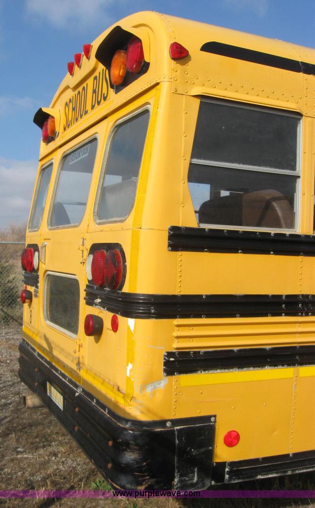 image for item 9185 1996 Chevrolet B7 Blue Bird school bus