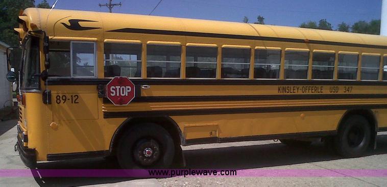 image for item 9310 1990 Blue Bird school bus