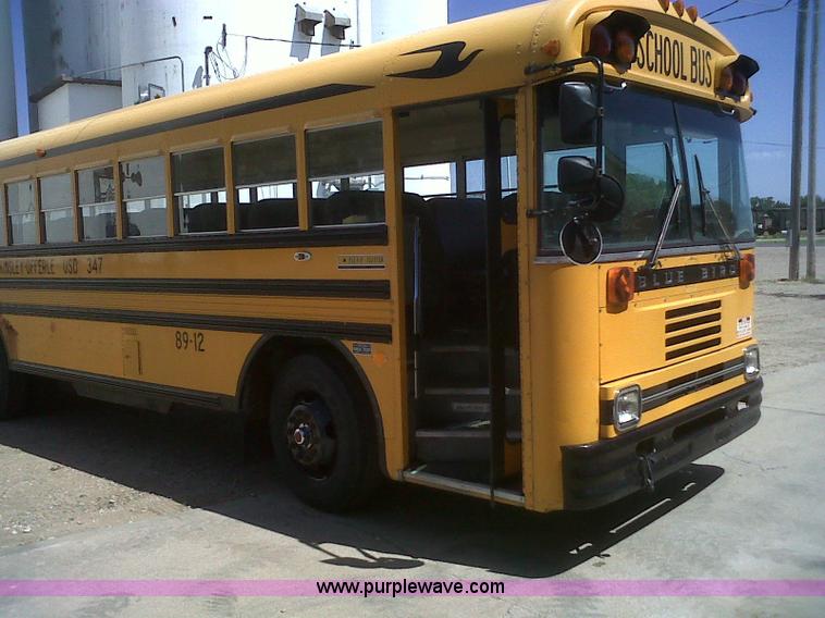 image for item 9310 1990 Blue Bird school bus