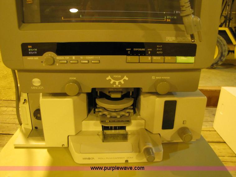 image for item 9322 Minolta RP606Z microfilm viewer