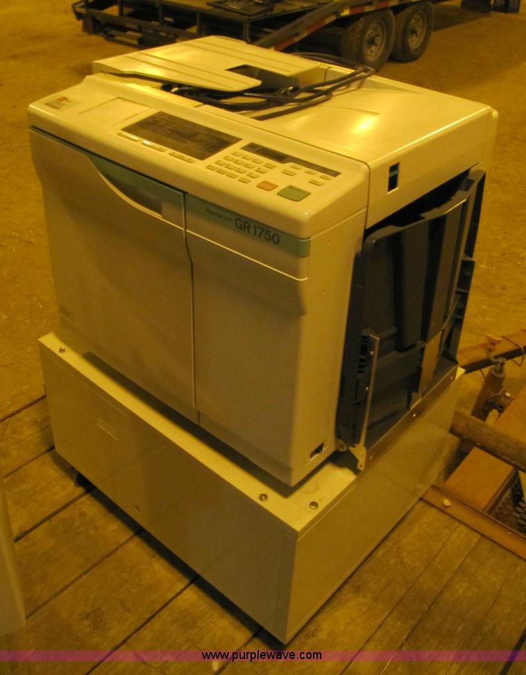 image for item 9323 Risograph GR1750 copier
