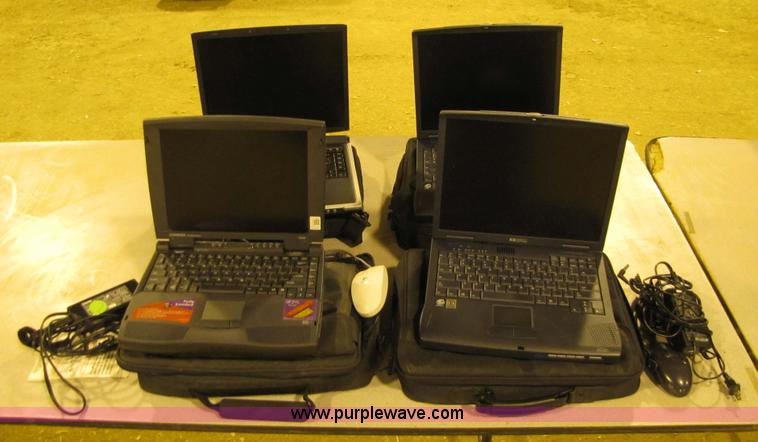 image for item 9328 (4) laptop computers