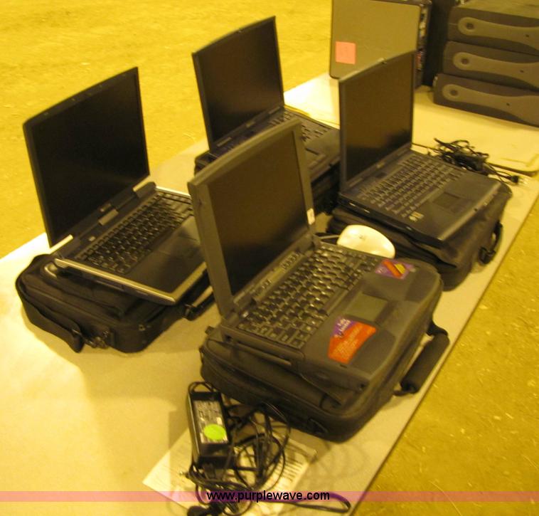 image for item 9328 (4) laptop computers