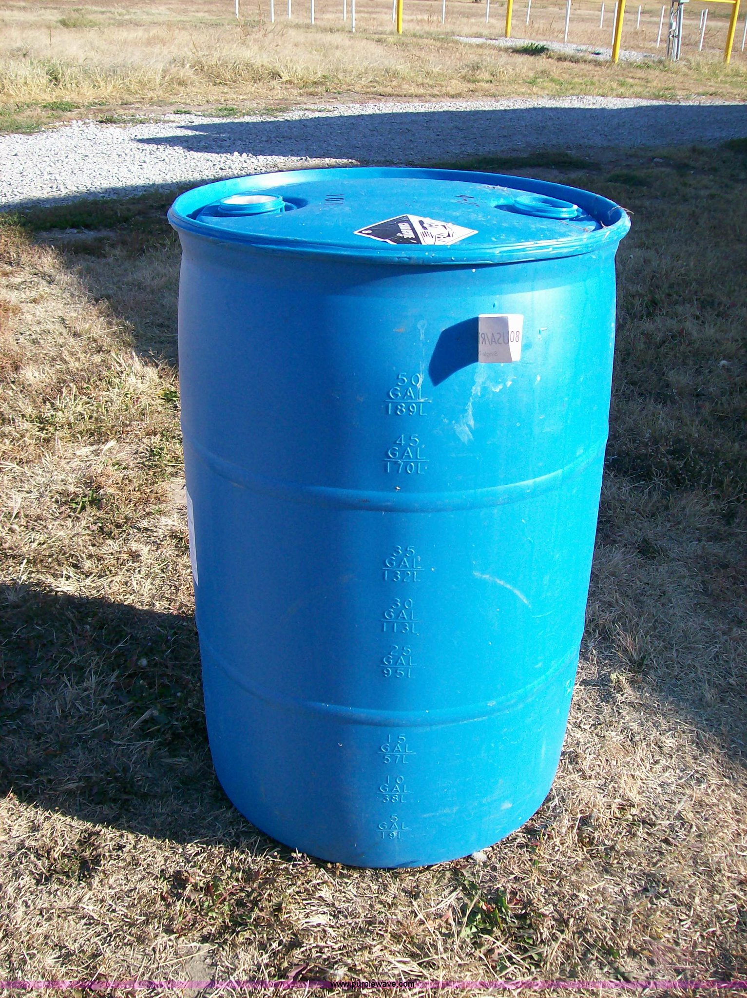 (25) 55gallon plastic barrels in Hutchinson, KS Item 1310 sold
