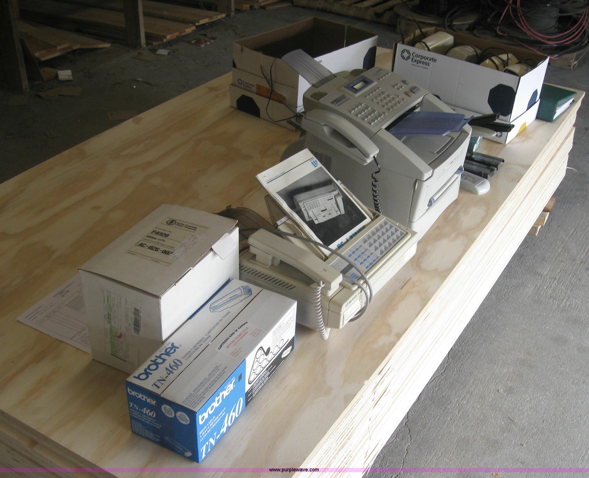 Assorted office supplies in Manhattan, KS Item 9180 sold Purple Wave