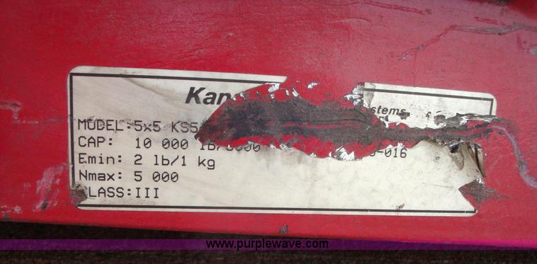 image for item 1653 Kanawha platform scale