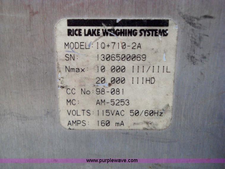 image for item 1653 Kanawha platform scale