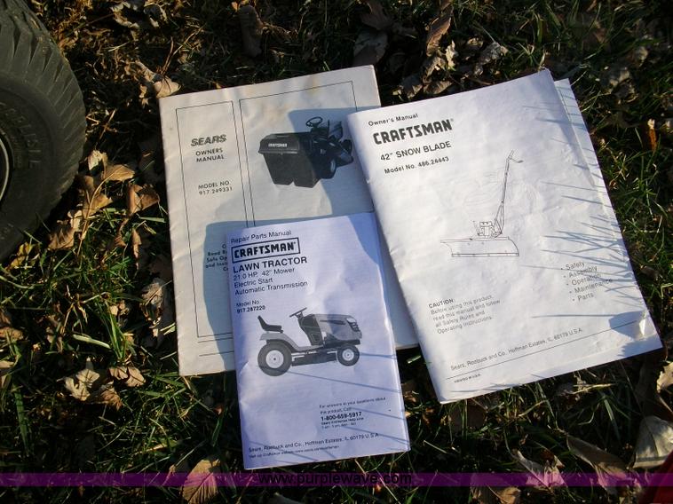 image for item 1902 2007 Craftsman mower