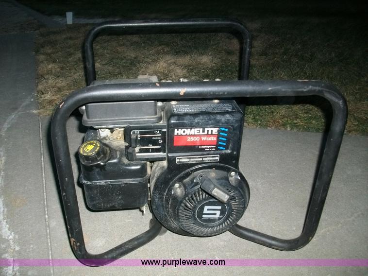image for item 1907 Homelite 2500 generator