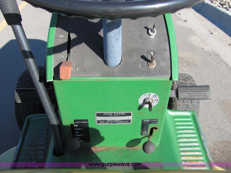 image for item 2310 John Deere 111 riding mower