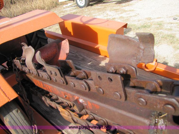 image for item 3639 Ditch Witch C99 walk-behind trencher with trailer