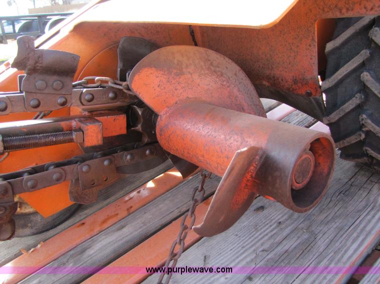 image for item 3639 Ditch Witch C99 walk-behind trencher with trailer