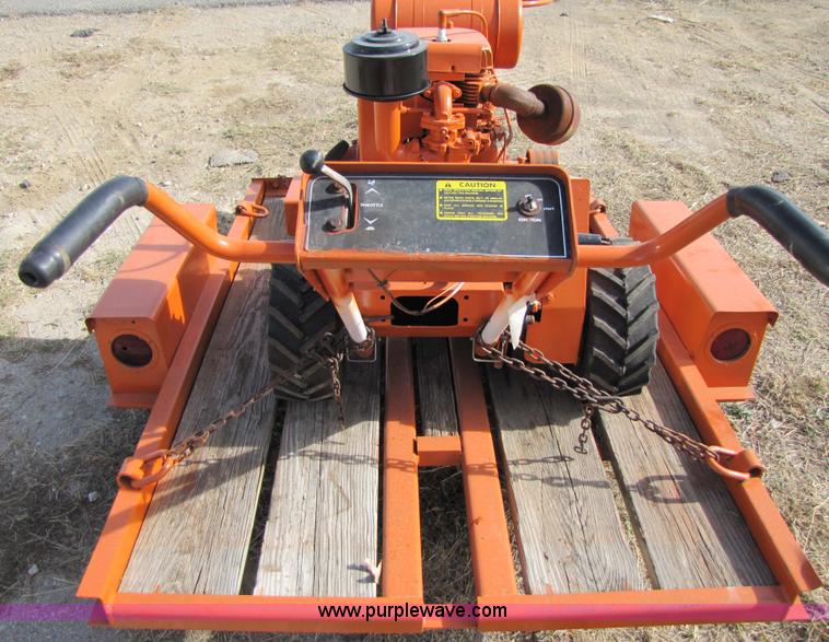 image for item 3639 Ditch Witch C99 walk-behind trencher with trailer