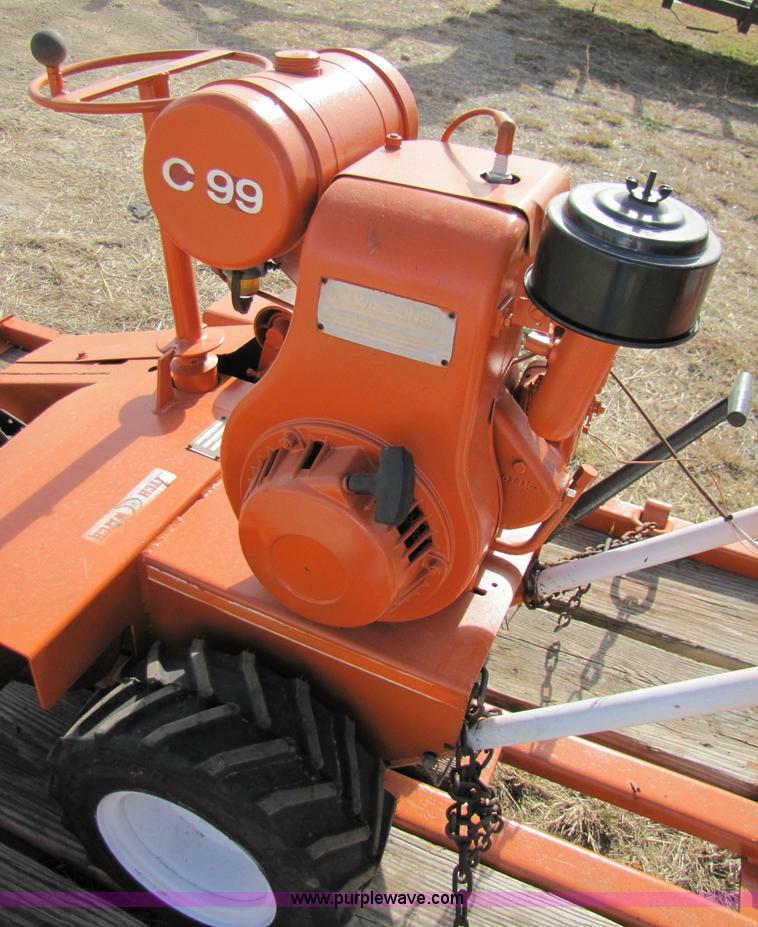 image for item 3639 Ditch Witch C99 walk-behind trencher with trailer