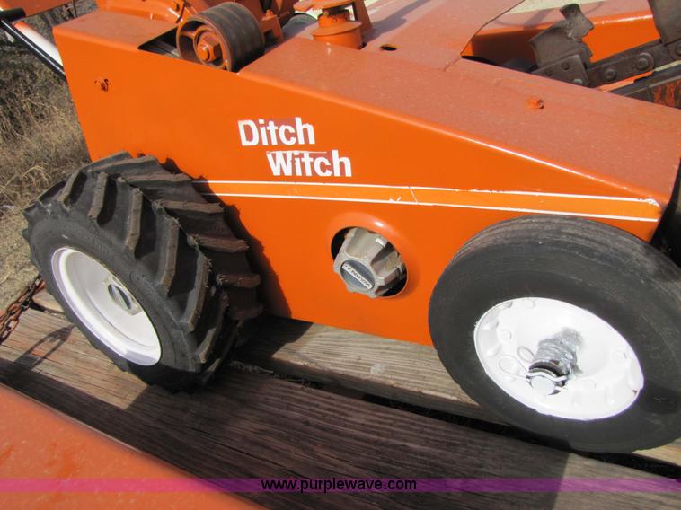 image for item 3639 Ditch Witch C99 walk-behind trencher with trailer