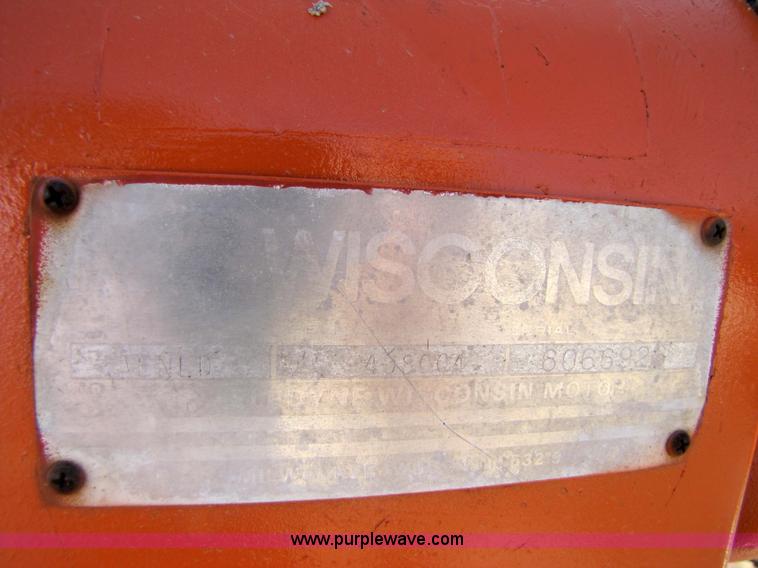 image for item 3639 Ditch Witch C99 walk-behind trencher with trailer