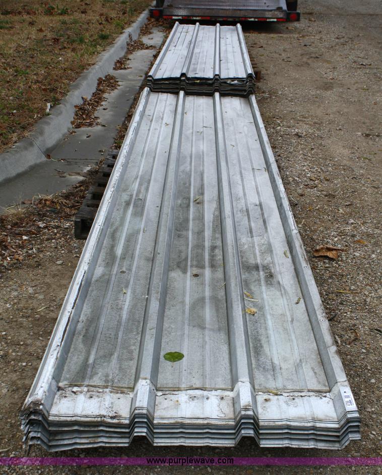 image for item 4789 (79) sheets of ribbed tin