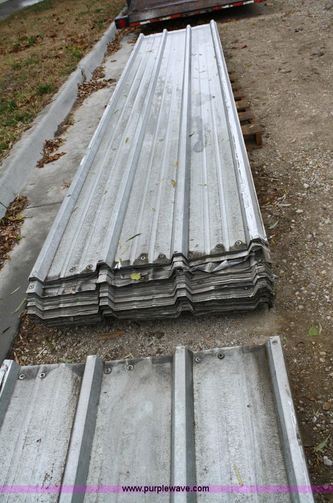 image for item 4789 (79) sheets of ribbed tin