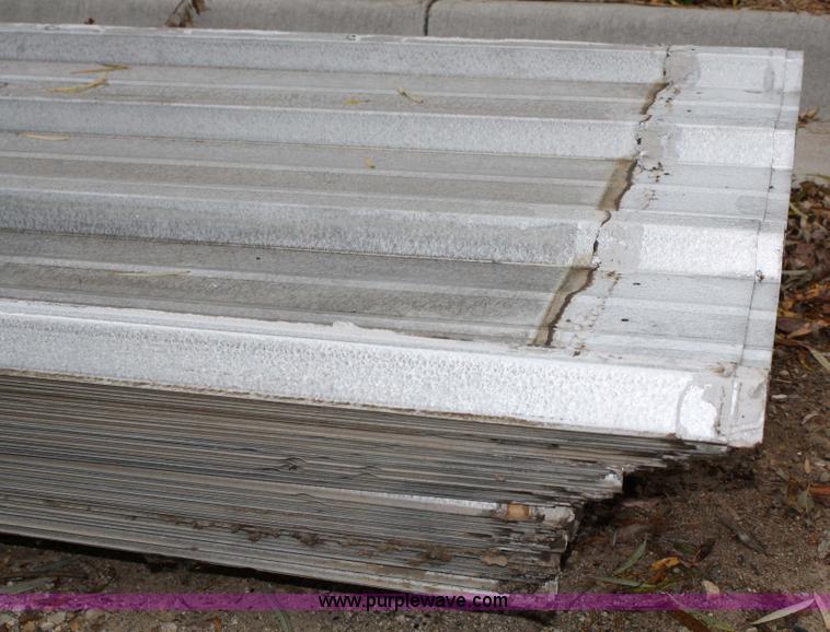 image for item 4789 (79) sheets of ribbed tin