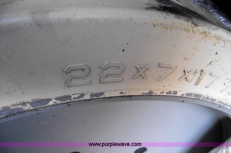 image for item 5576 (2) 22x7x7 3/4 genie boom tires