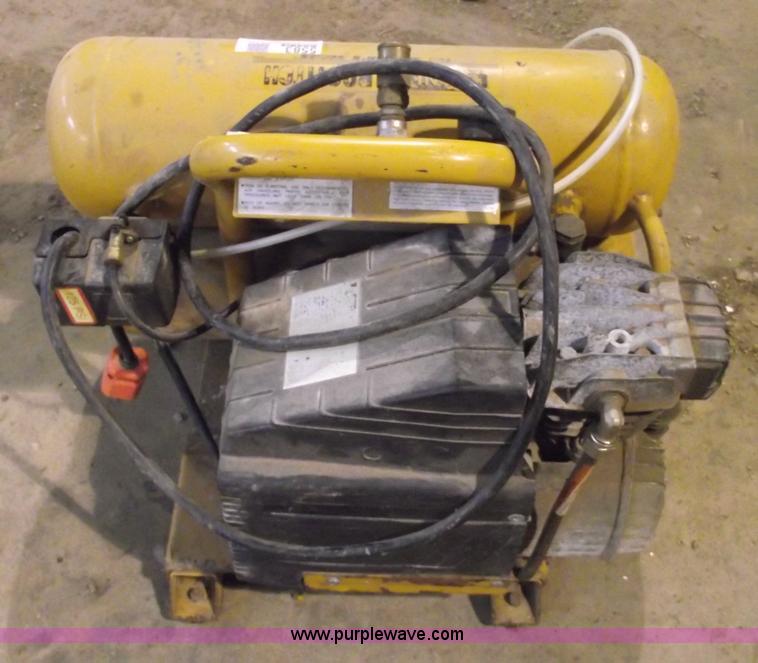 image for item 5583 Stanley Bostitch twin tank air compressor
