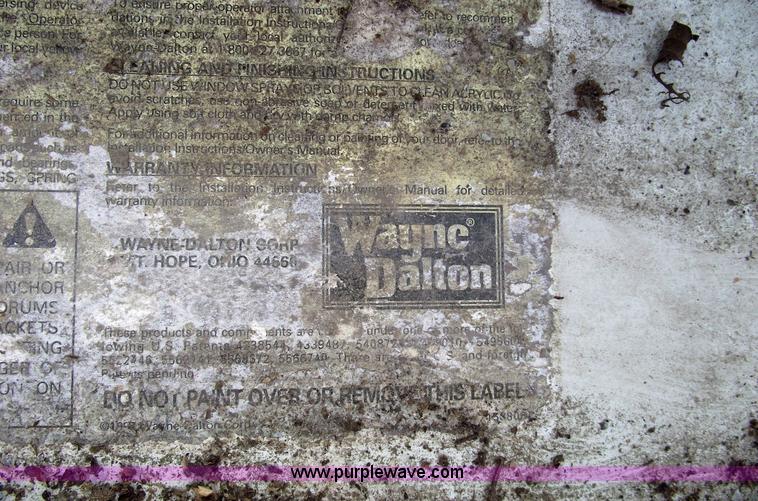 image for item 5594 (2) Wayne insulated garage door