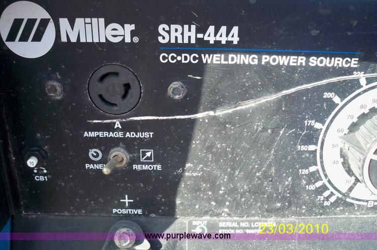 image for item 6574 Miller SRH-444 CC-DC welding power source