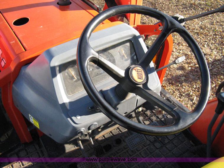 image for item 8069 2003 Kioti DK65 MFWD tractor with loader