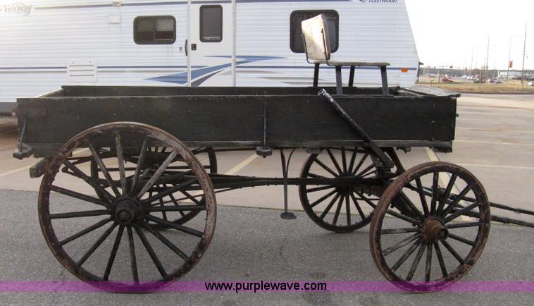 image for item 8072 Horse-drawn spring wagon