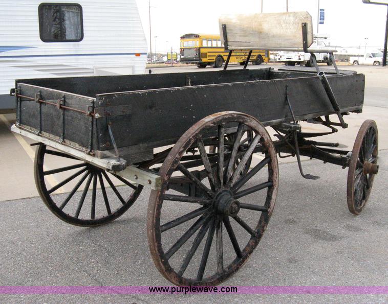 image for item 8072 Horse-drawn spring wagon