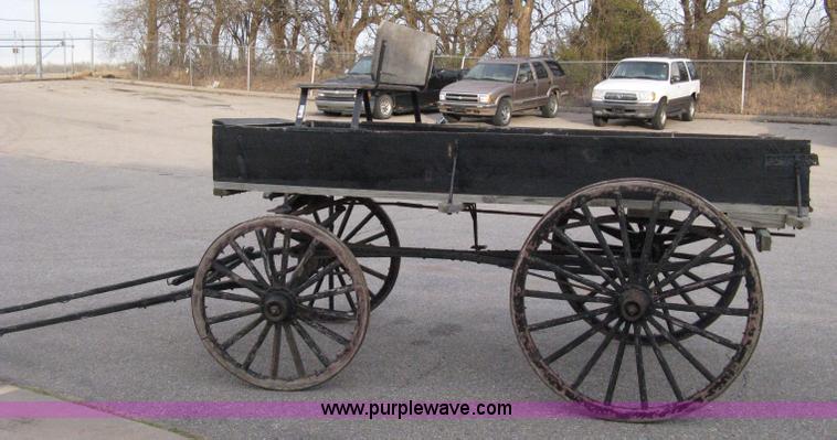 image for item 8072 Horse-drawn spring wagon