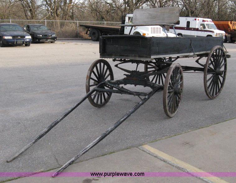 image for item 8072 Horse-drawn spring wagon