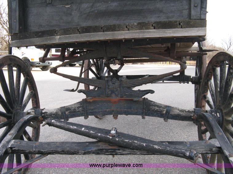 image for item 8072 Horse-drawn spring wagon