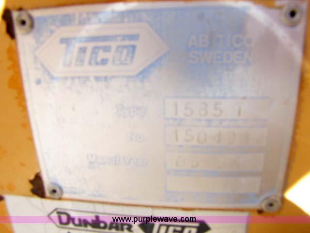 image for item 8272 Dunbar Tico 1585T knuckle boom